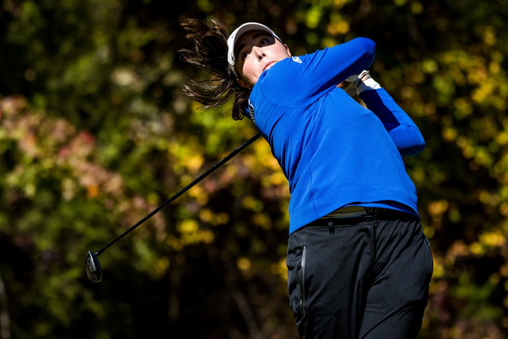 The Blue Devils jumped several spots from their performance at the ANNIKA Intercollegiate the week prior.