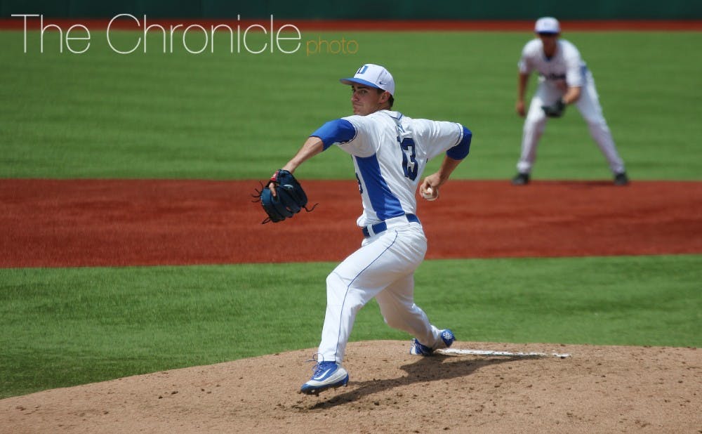 <p>Ryan Day pitched six strong innings for his second straight quality start to help Duke avoid a sweep.</p>