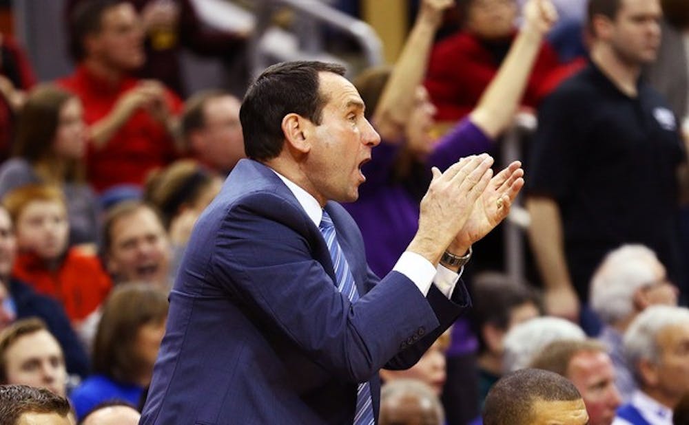 Head coach Mike Krzyzewski has been assisting his quartet of NBA hopefuls as the draft nears Thursday in New York.