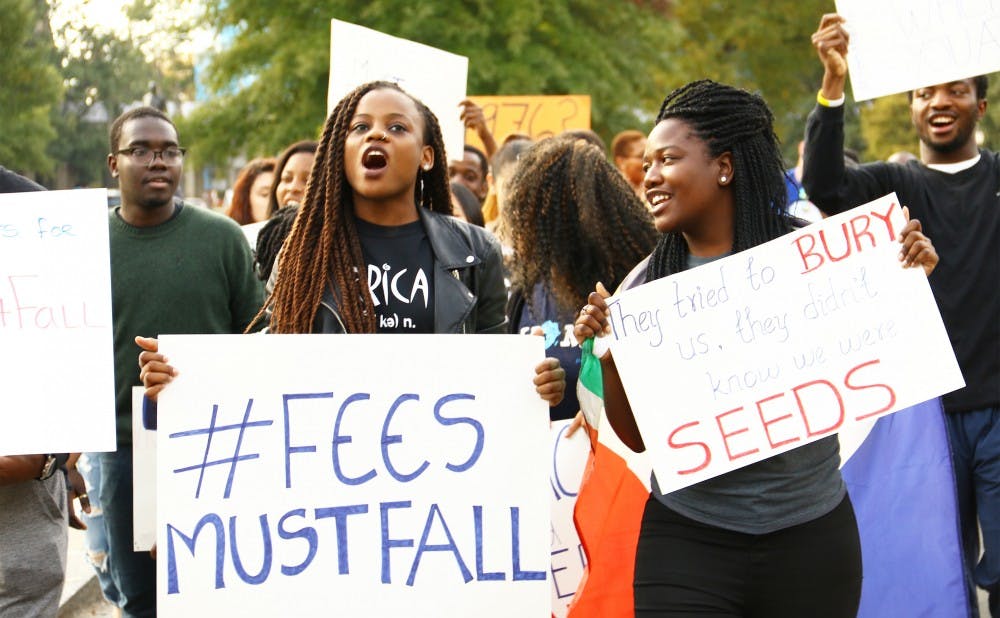 <p>Supporters of Fees Must Fall hope that students wanting to spend time in South Africa through University programs will be aware of ongoing issues in the country.</p>