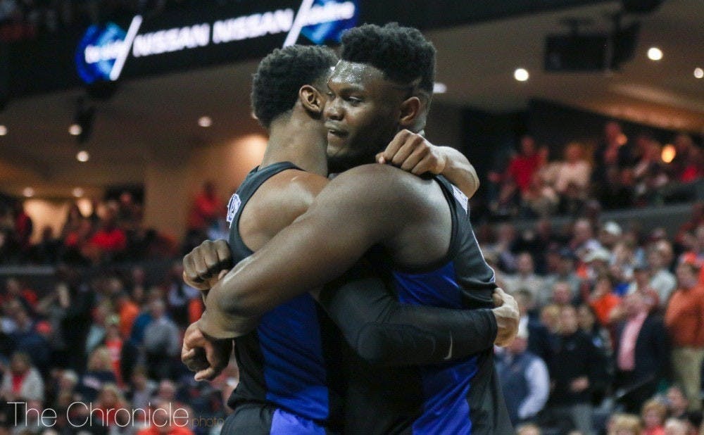 R.J. Barrett and Zion Williamson led Duke to an ACC tournament title and Elite Eight appearance this season.