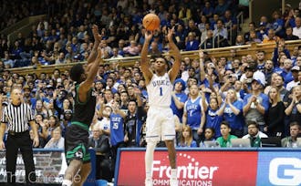 Trevon Duval had a double-double with 15 points and 12 assists in the second game of his career.