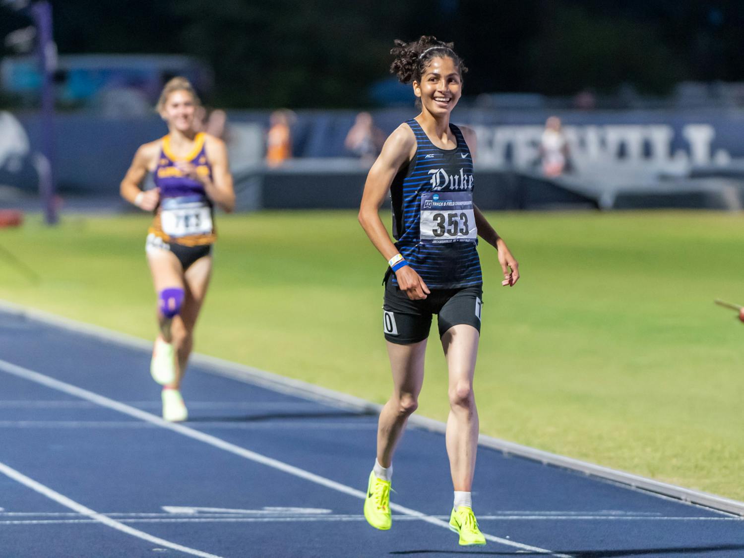 Amina Maatoug, who finished fifth at the NCAA Outdoor Championships in track, is Duke's marquee returner in 2023.