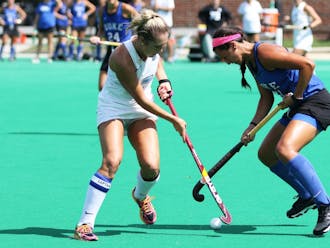 The Blue Devils will need to rely on guidance from upperclassmen like senior Caroline Andretta to hold off two talented teams from the Northeast.