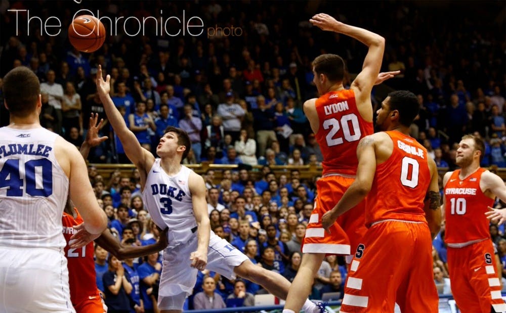 Sophomore Grayson Allen and the Blue Devils have lost three straight games by a combined 11 points, and will look to get back on track against the Wolfpack Saturday afternoon.
