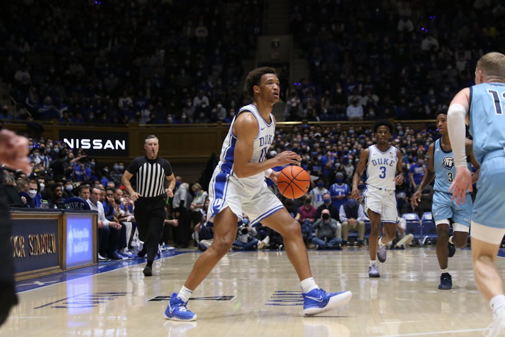 <p>Wendell Moore Jr. figures to have another major role in the post-Thanksgiving meeting between the Blue Devils and Bulldogs.</p>