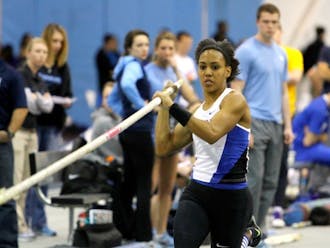 Junior Megan Clark claimed her fourth win of the outdoor season in the pole vault Wednesday.