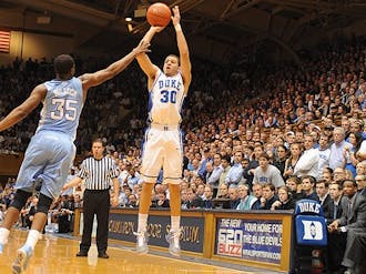 Sophomore Seth Curry, who scored 22 points in the last Duke-North Carolina game, brings a hot hand to the Dean E. Smith Center Saturday.
