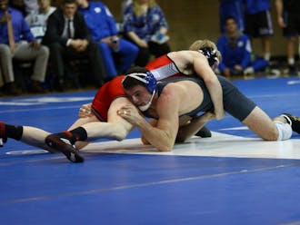 Jake Faust and three other Blue Devils will head to Madison Square Garden seeking All-America honors at the NCAA tournament, with Conner Hartmann vying for a national title at 197 pounds.