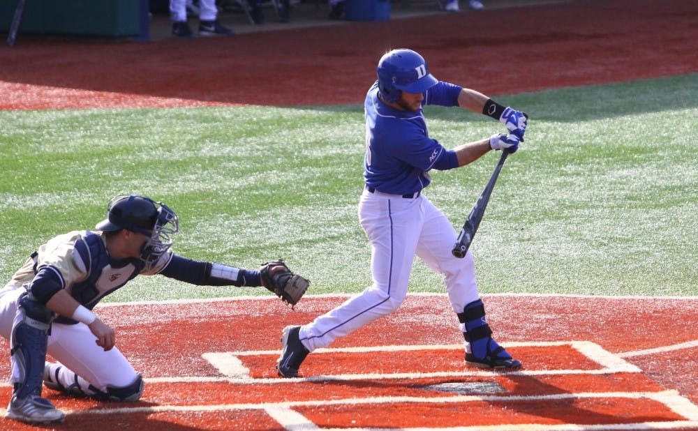 Mike Rosenfeld notched an RBI single to tie the game in the third inning, but the Blue Devils were shut out the rest of the way against Davidson.