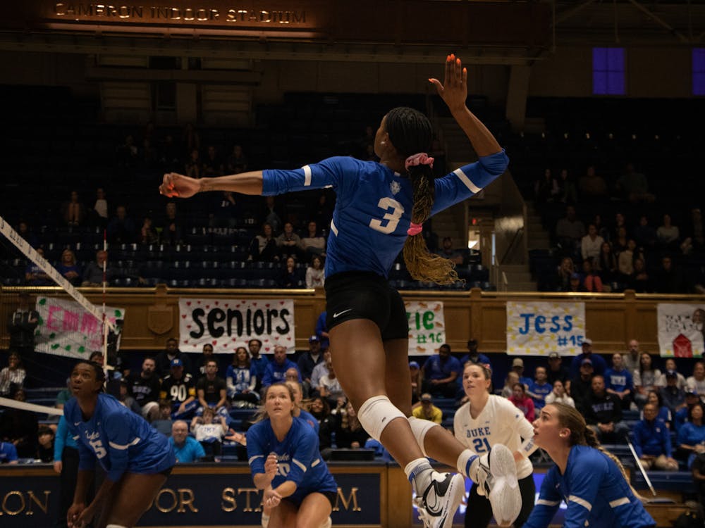 It was a big weekend for Duke volleyball's Rachel Richardson, who recorded a career-high 17 kills against Princeton. 