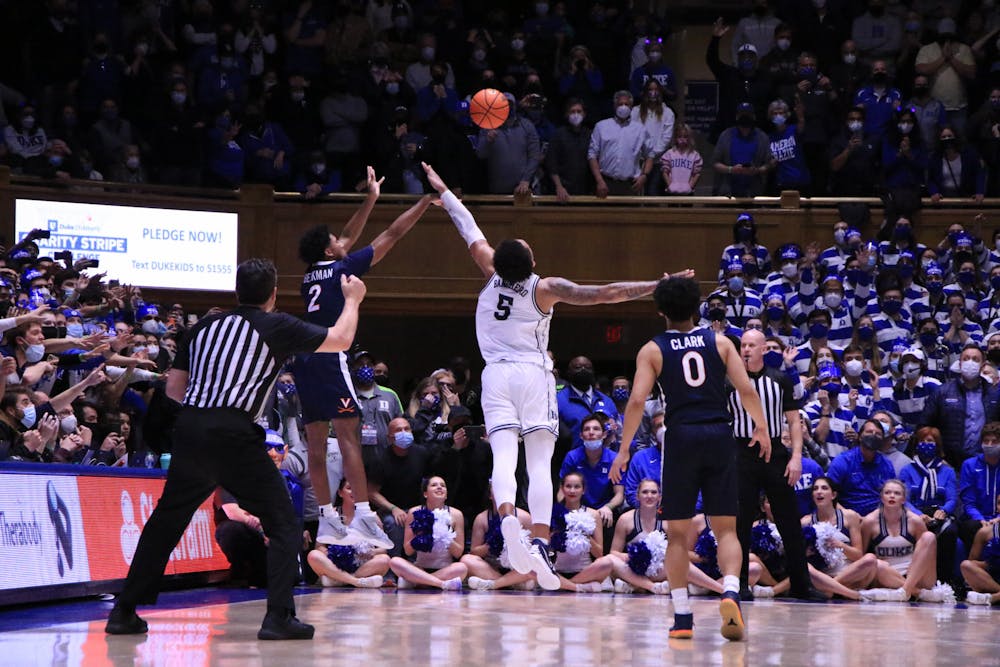 Combo guard Reece Beekman drained the game-winning three to leave Duke down by one with just over a second left of play. 