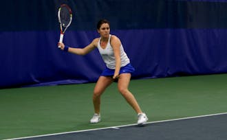 Ester Goldfeld recovered from a loss in the consolation singles bracket to earn a blowout victory against Sofie Oyen of Florida.