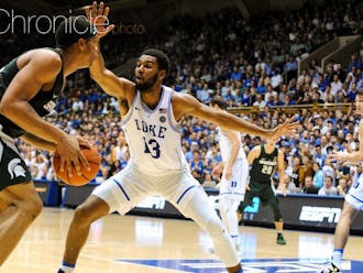 Even though it took him almost 35 minutes to score Tuesday, Matt Jones was arguably Duke’s most valuable player.