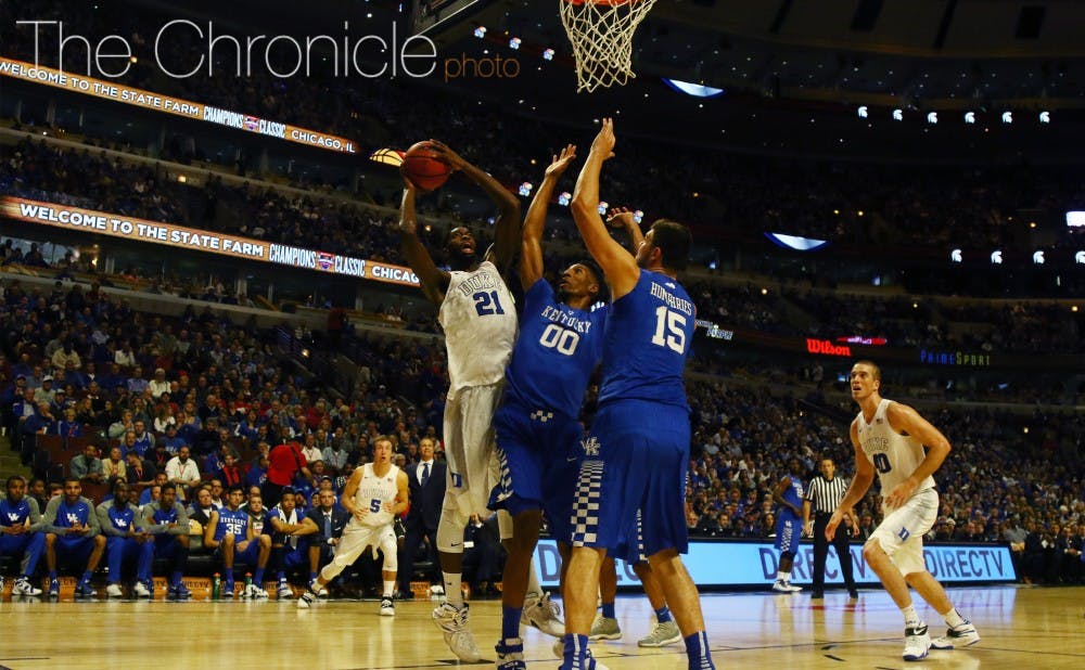 <p>Senior Amile Jefferson will look to extend his season-opening&nbsp;double-double streak to four Friday night against Virginia Commonwealth.</p>