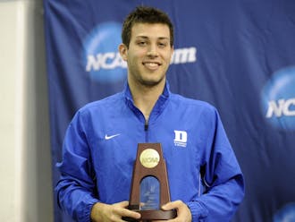 Senior Nick McCrory won his fourth NCAA title in the 10-meter platform, becoming the first four-time winner of the event in NCAA history.