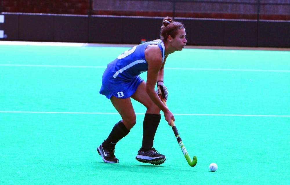 Cherry Seaborn was one of six Blue Devils to score Sunday against Radford.