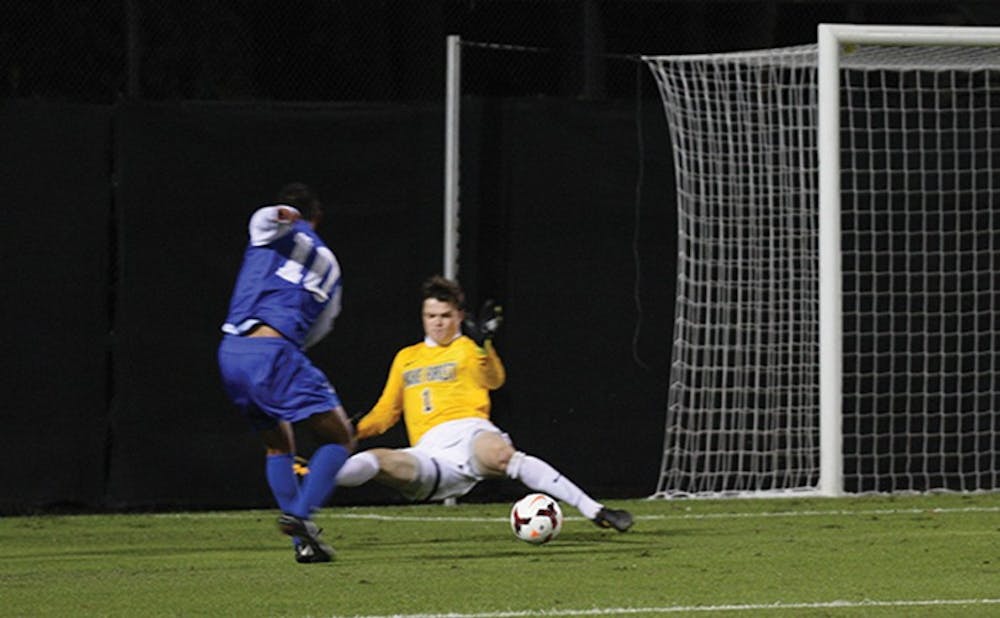 Sophomore Luis Rendon scored the equalizer for Duke as the Blue Devils needed a late rally to tie Wake Forest 2-2.