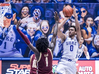 Wendell Moore Jr. scored 25 points Wednesday against Boston College, four more than he had scored in Duke's first five games combined.