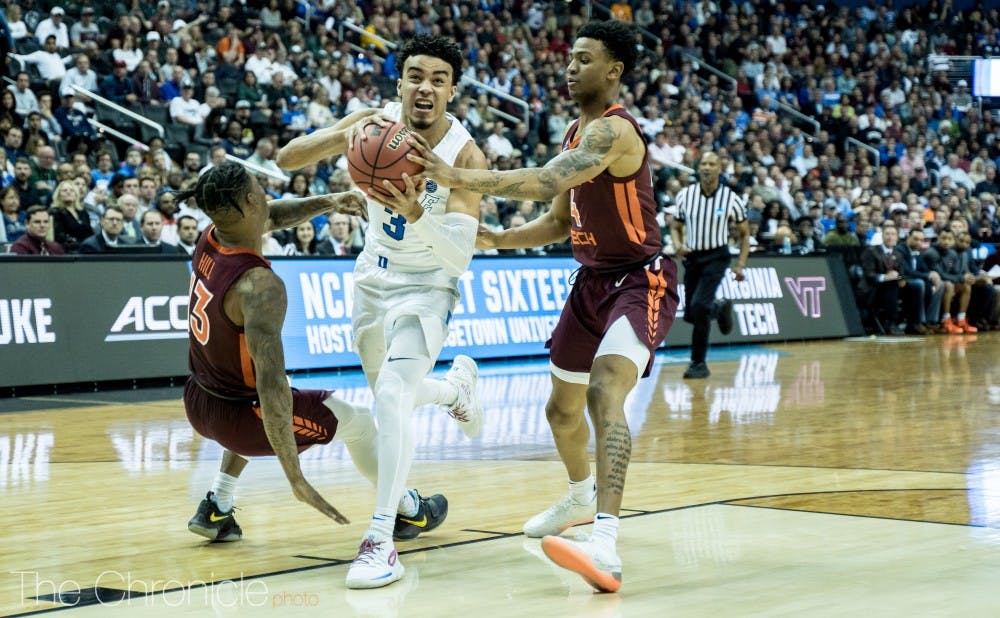 <p>Tre Jones will be turned to as a leader in his sophomore campaign at Duke.</p>