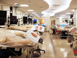 The gross anatomy lab where medical students examine cadavers.