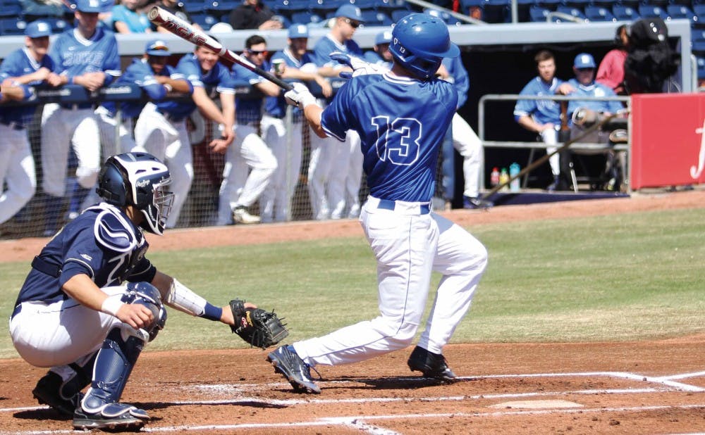 Duke senior captain Andy Perez hit .521 with two walk-off hits in the Blue Devils’ weekend series against Pittsburgh.