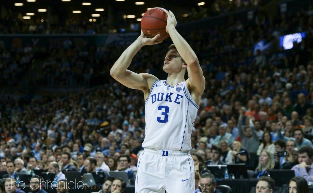 <p>Grayson Allen has played a total of 252 minutes in 11 career NCAA tournament games. As for the rest of Duke's starting lineup? A grand total of zero.</p>