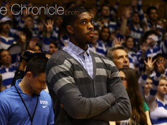 Senior Amile Jefferson was not honored at Saturday's Senior Night game against North Carolina after it was announced earlier in the day that Duke would pursue a medical hardship waiver to enable him to play next season.
