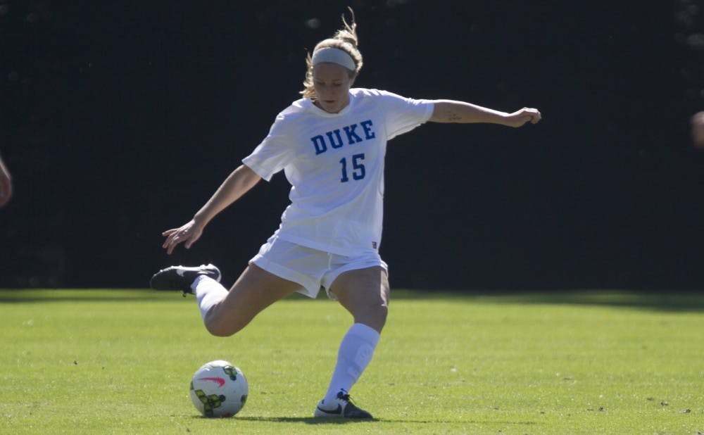 Junior Kara Wilson notched the Blue Devils’ best shot at tying the No. 2 Seminoles, as her header went just wide of the goal in the 76th minute.
