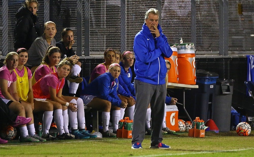 <p>Head coach Robbie Church and the Blue Devils are the first collegiate&nbsp;women's soccer team to be a part of&nbsp;the&nbsp;Consultation on People-to-People Exchange, which brings together political representatives from the U.S. and China.&nbsp;</p>