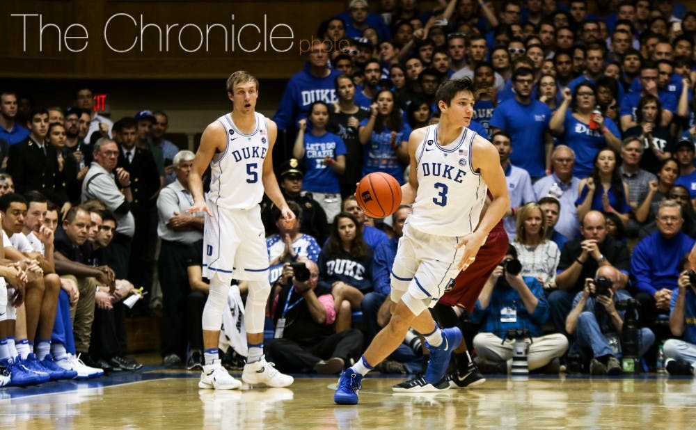 Junior Grayson Allen has been a shell of himself recently because of an ankle injury, forcing Frank Jackson into big minutes.