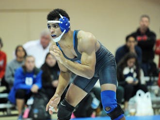 Redshirt senior Immanuel Kerr-Brown was 3-0 in his matches at the Grapple at the Garden Sunday.