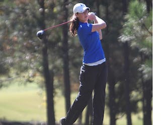 Junior Laetitia Beck finished tied for eighth Tuesday at the 2013 Allstate Sugar Bowl Intercollegiate Golf Championship.