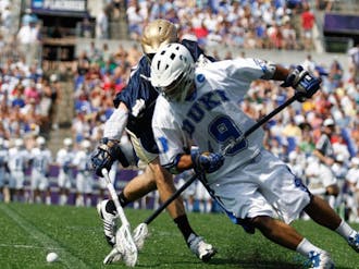 CJ Costabile, who scored the game-winning goal in last year’s championship game, suffered an ankle injury late in Duke’s loss Sunday to Notre Dame.