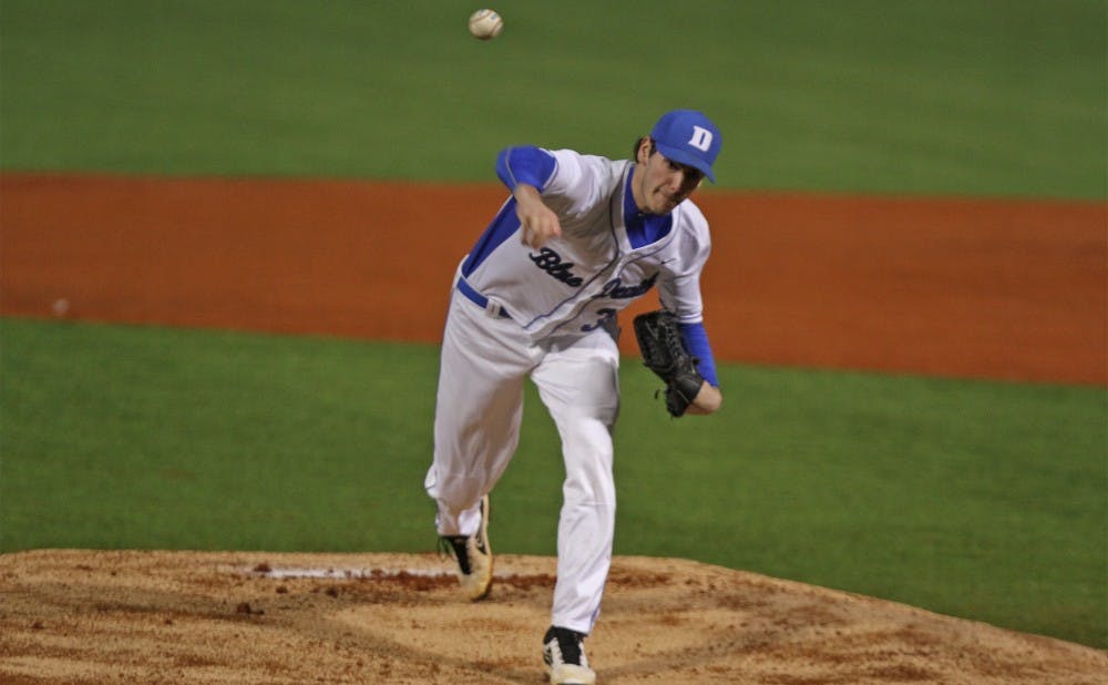 Junior Michael Matuella threw three scoreless innings Saturday as he continues to work his way back from forearm stiffness.