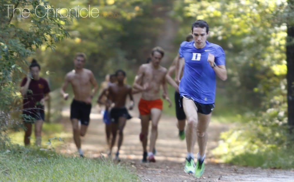 <p>Graduate student Shaun Thompson finished sixth at the ACC championships Friday in Tallahassee, Fla., leading the Blue Devils across the line and to an eighth-place team finish.</p>