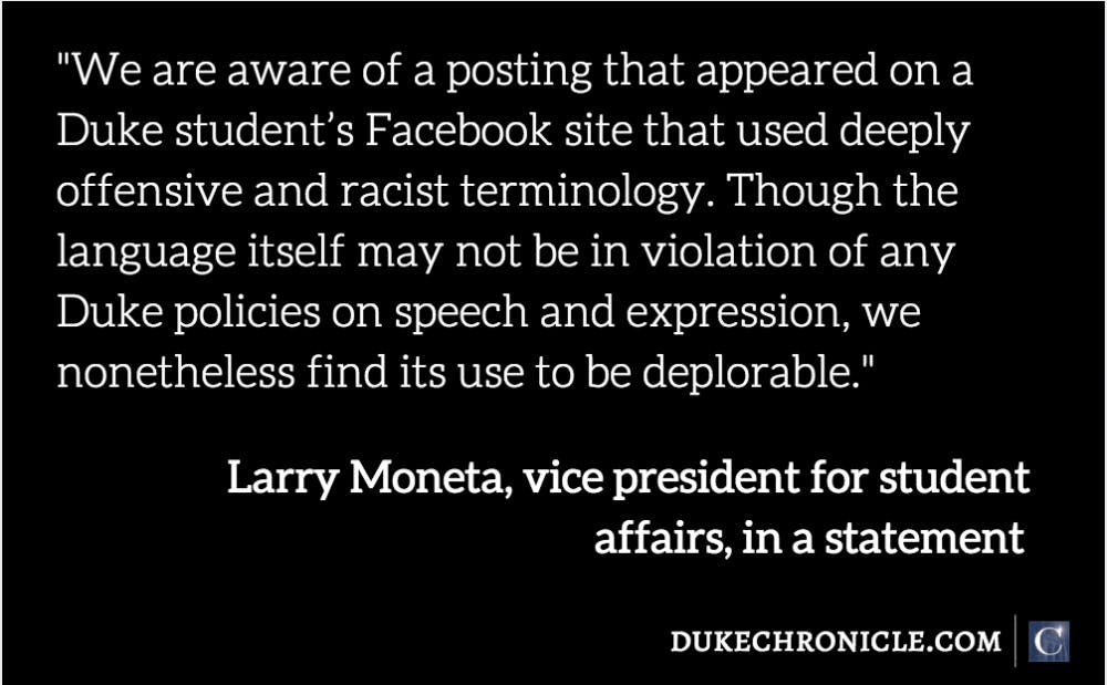Larry Moneta statement on meme page post