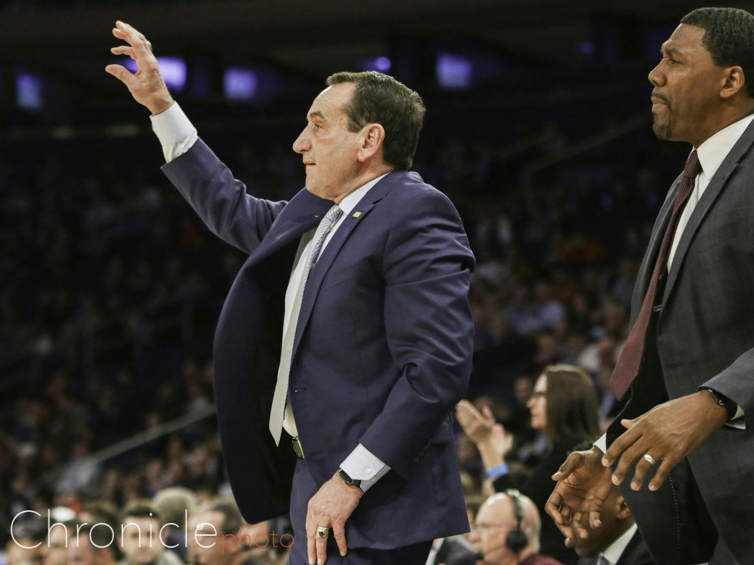 Krzyzewski called Williams "one of the greatest coaches in college basketball history."