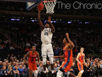 Graduate student Amile Jefferson has set new career-highs in points the last two times he has taken the court.&nbsp;