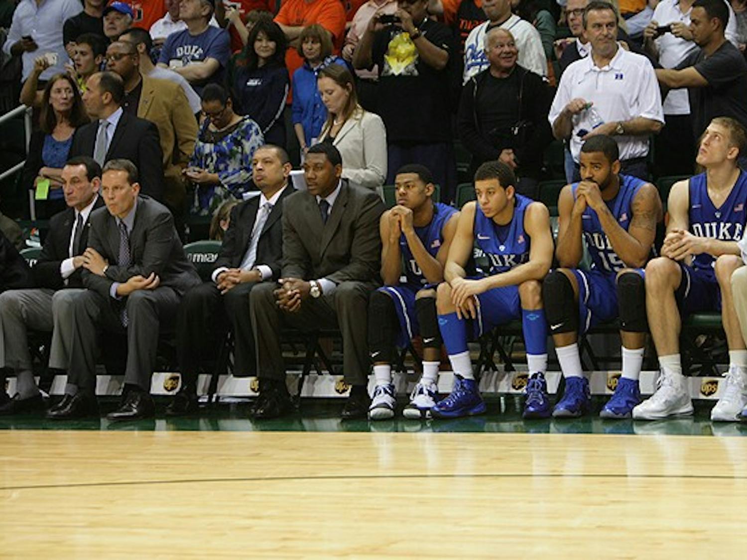 No. 1 Duke was stunned by No. 25 Miami, which went on a 25-1 run in the first half and never looked back.