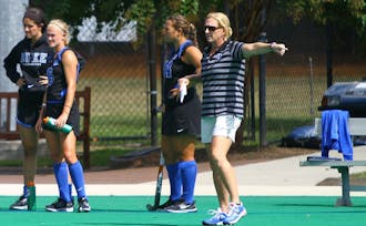 After leading the Blue Devils to the national championship game in 2013, head coach Pam Bustin learned she would be inducted into the USA Field Hockey Hall of Fame.