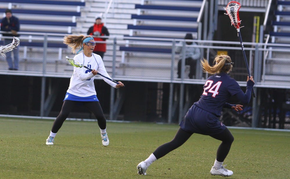 Senior attacker Brigid Smith netted a hat trick in Friday's victory.