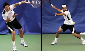 Henrique Cunha and Fred Saba will team up to form Duke’s new top doubles pair for the 2012 season.