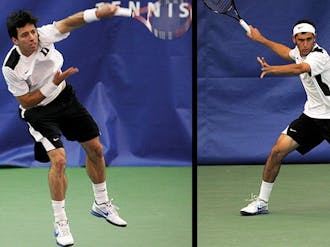 Henrique Cunha and Fred Saba will team up to form Duke’s new top doubles pair for the 2012 season.