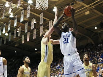 Graduate student Amile Jefferson scored 11 early points before leaving the game with an apparent injury.&nbsp;