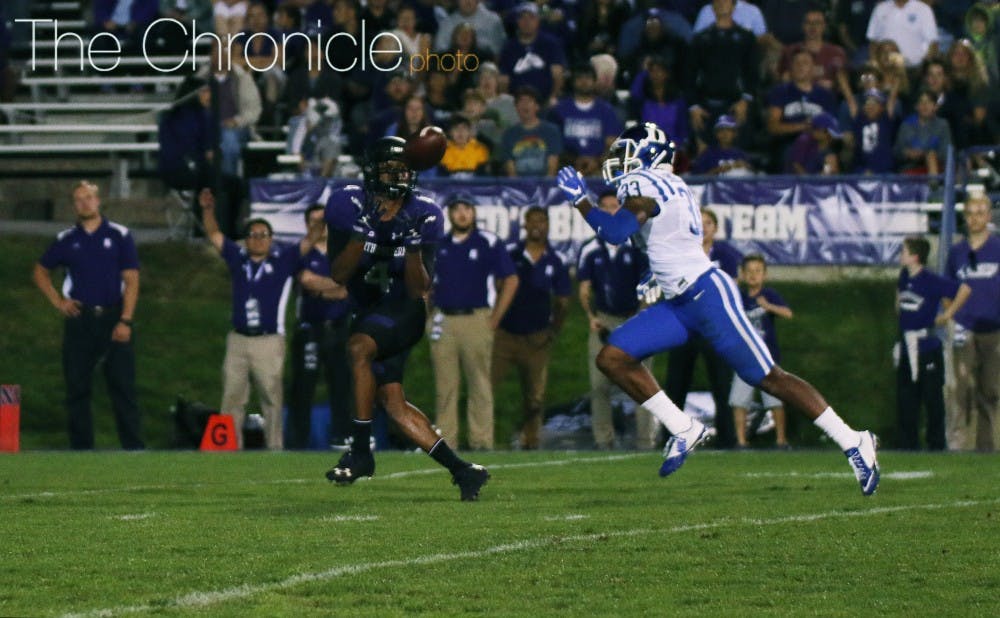 Deondre Singleton and the Blue Devil defense will have to limit big plays against an explosive Louisville offense.&nbsp;