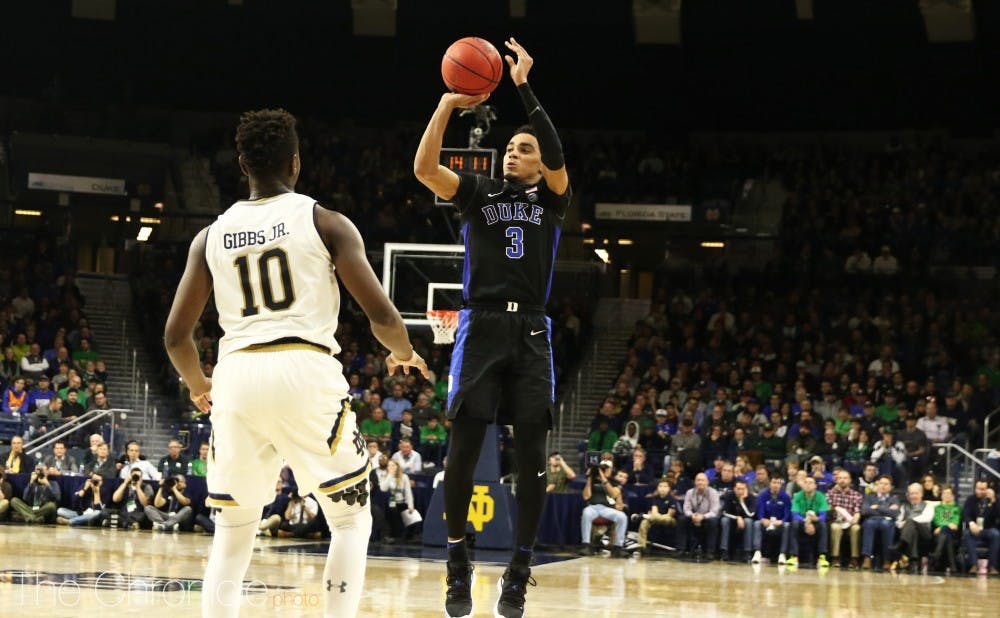 <p>If Tre Jones can knock down his 3-pointers, St. John's will find it difficult to stop the Blue Devils.</p>