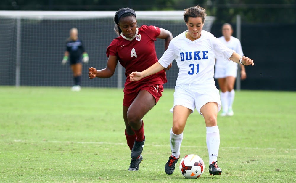 Allowing two goals in a two-minute span, Duke fell to Florida State for the second time this season in the ACC tournament.