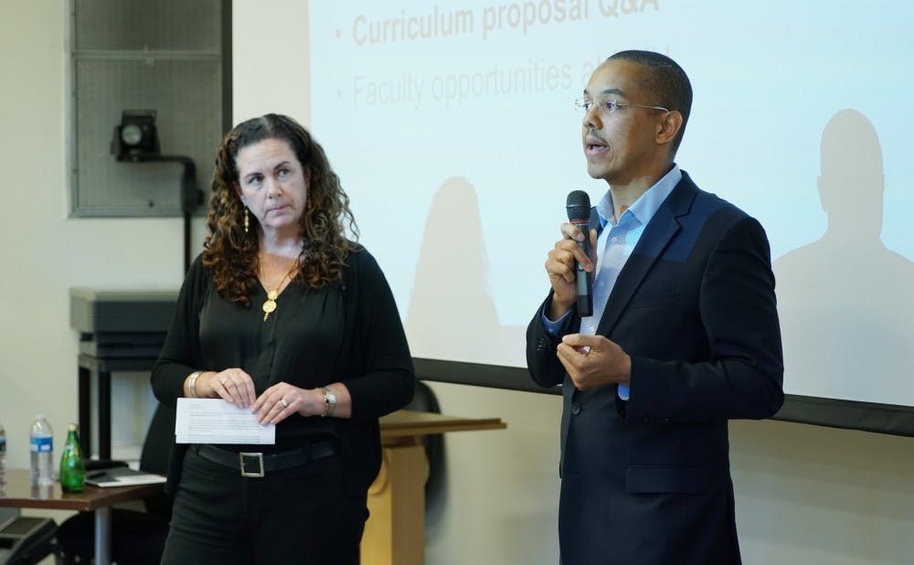 <p>Faculty members debated whether the new curriculum should allow AP credits to be counted at the Arts and Sciences Council meeting Thursday.</p>