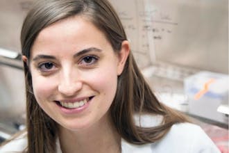 Kristen Batich, a graduate in the medical scientist training program, was the lead author in a study that has developed a new treatment for glioblastoma.